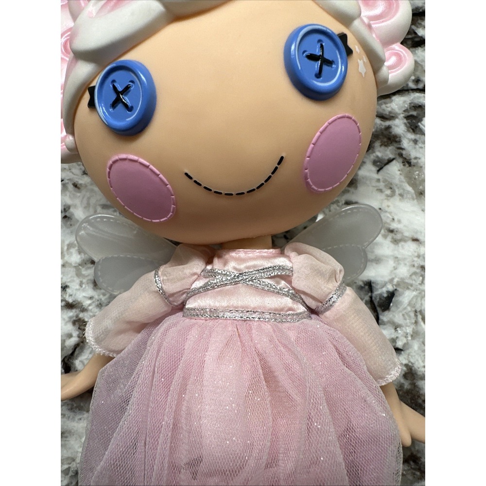 Lalaloopsy Cloud E Sky Doll 12" Large Doll Wings Halo Shoes 2012 Pink EUC - Picture 12 of 14